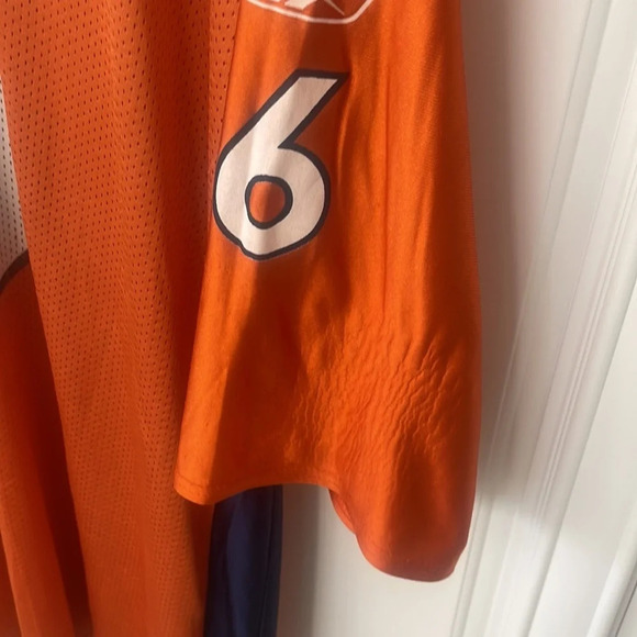 NFL Denver Broncos Cutler 6 Football Jersey Orange V-Neck #6 Size 2XL - Picture 16 of 16
